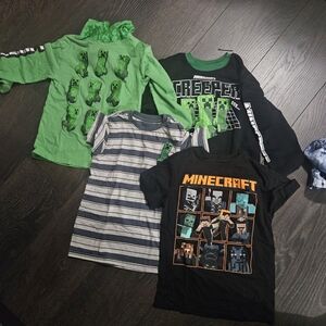 Minecraft boys tops
